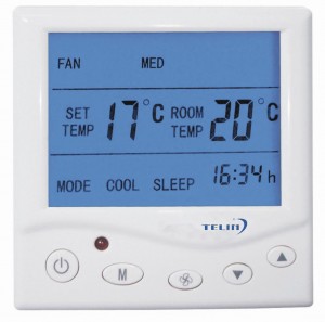 Digital HVAC Fan Coil Unit Room Thermostats